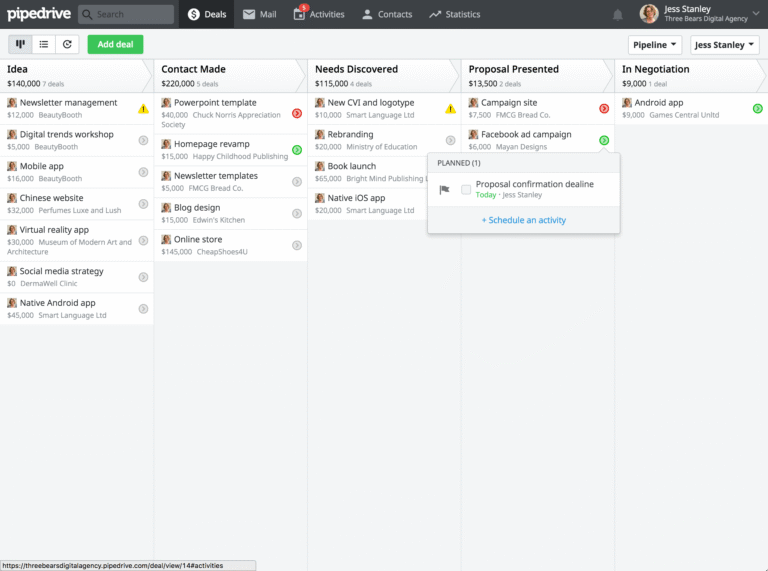 Pipedrive CRM