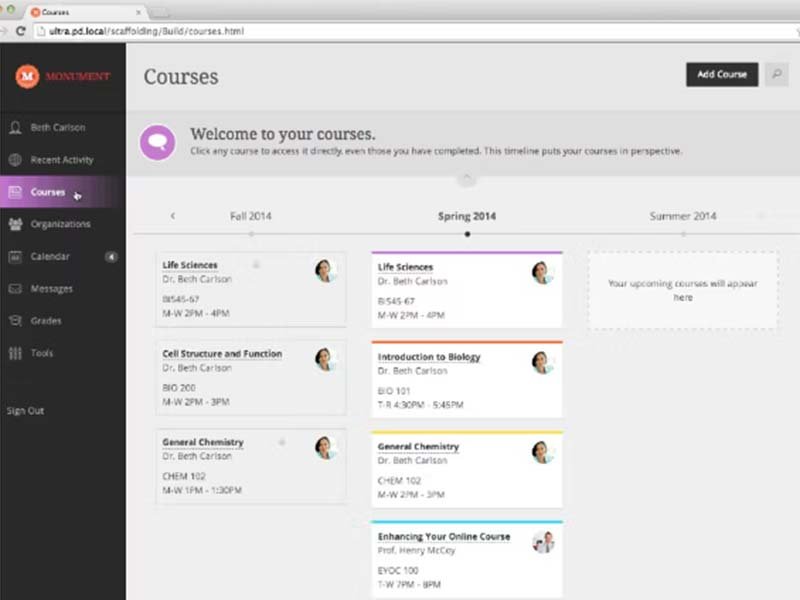 Blackboard Learn Software