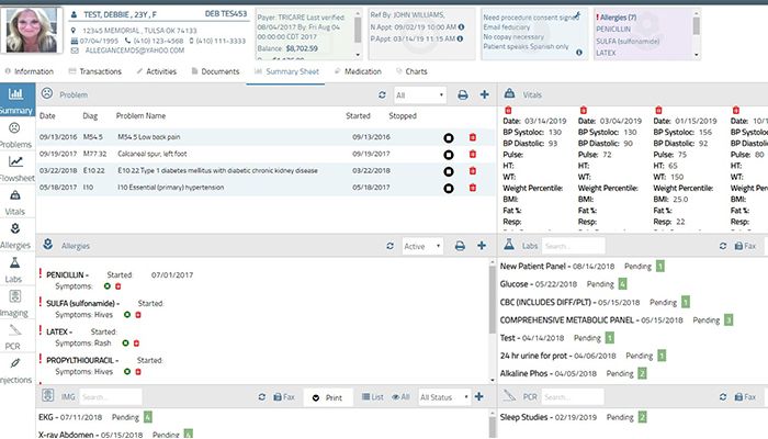 AllegianceMD software