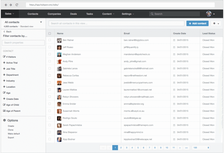 HubSpot CRM Software