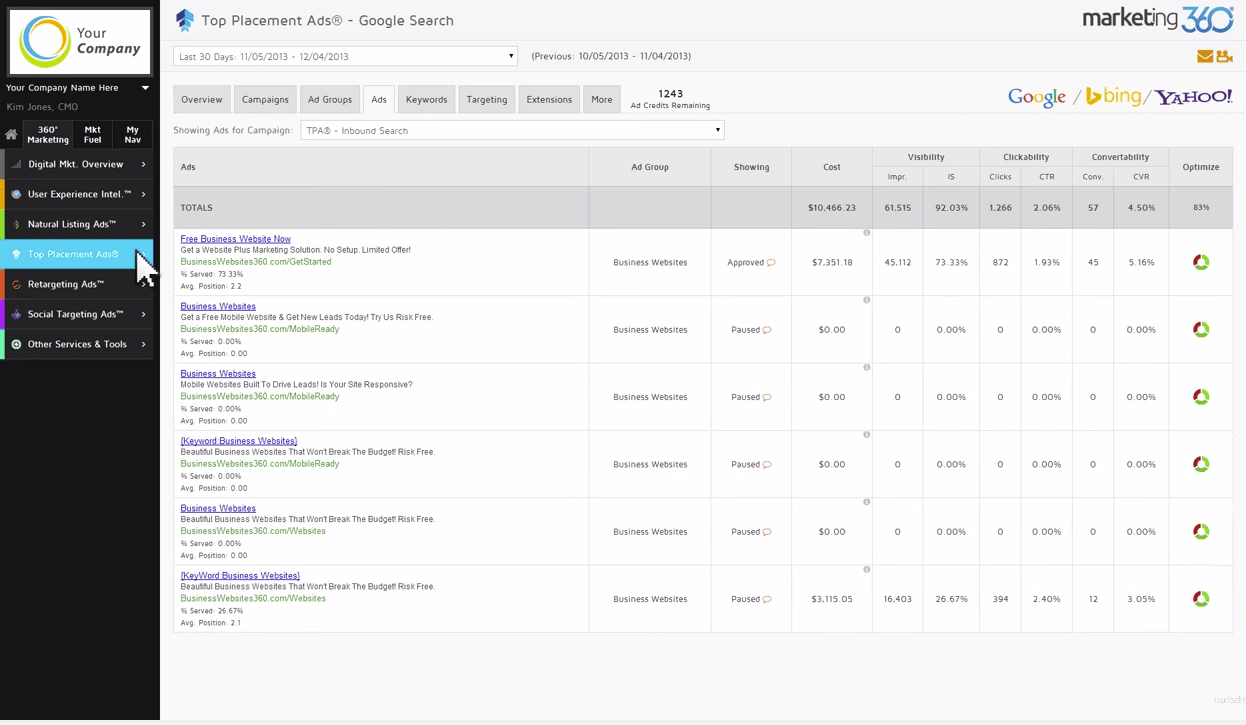 Marketing 360 Software