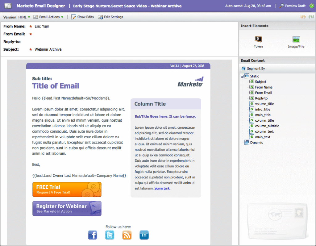 Marketo Engage Software