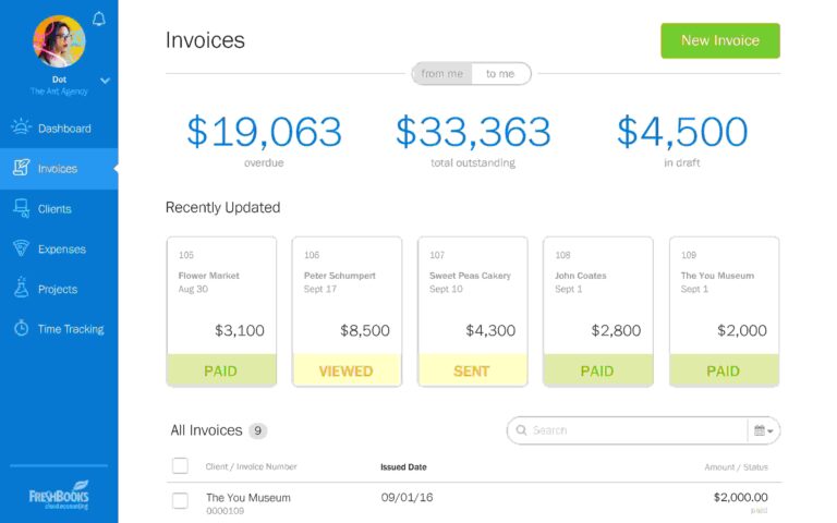 FreshBooks Software