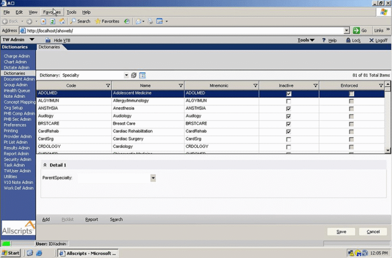 TouchWorks EHR