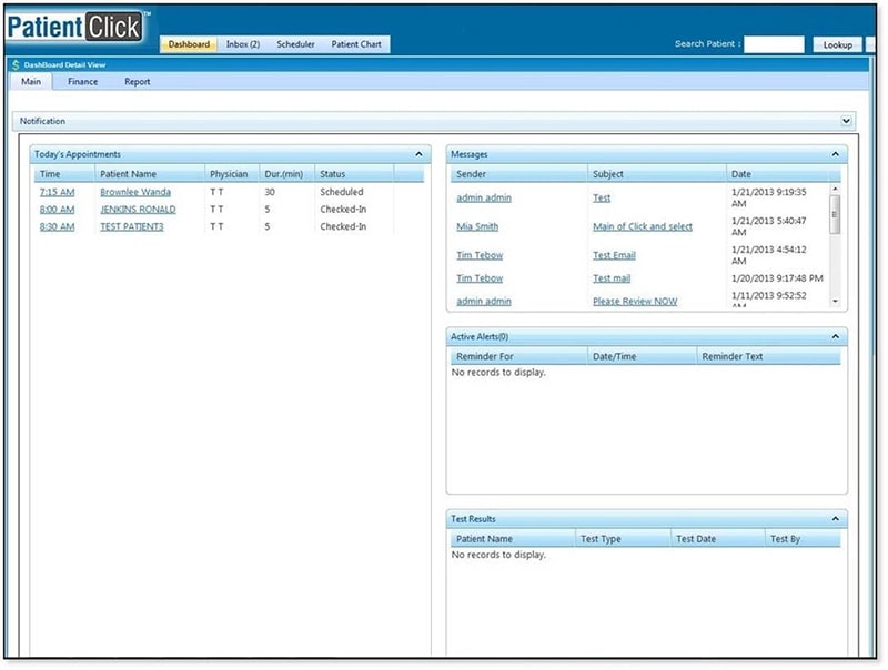PatientClick Software