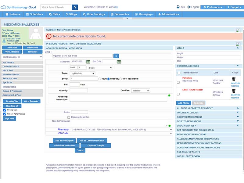 Ophthalmology-Cloud Software
