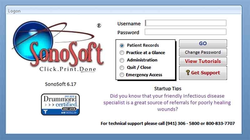 SonoSoft EMR