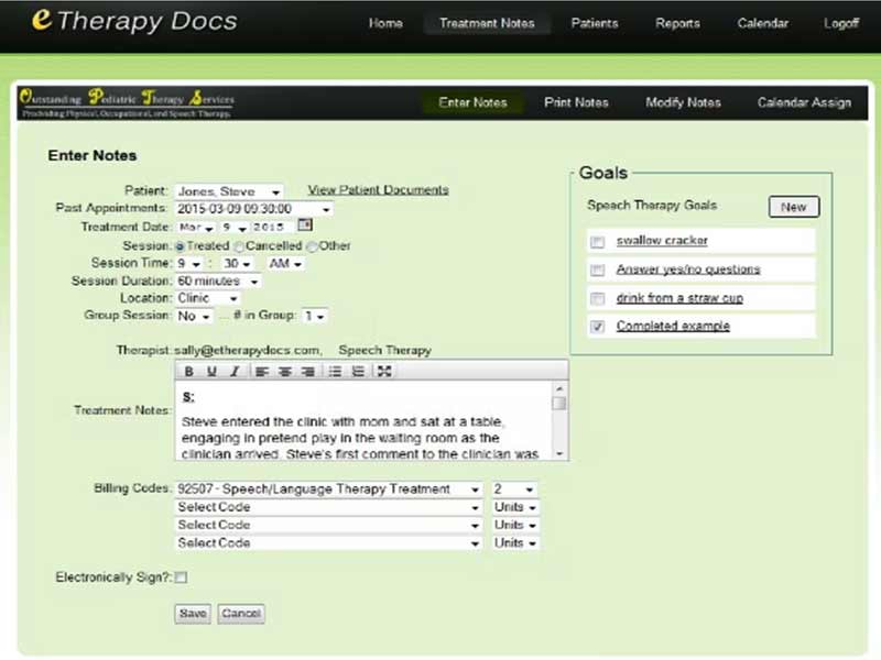 eTherapyDocs