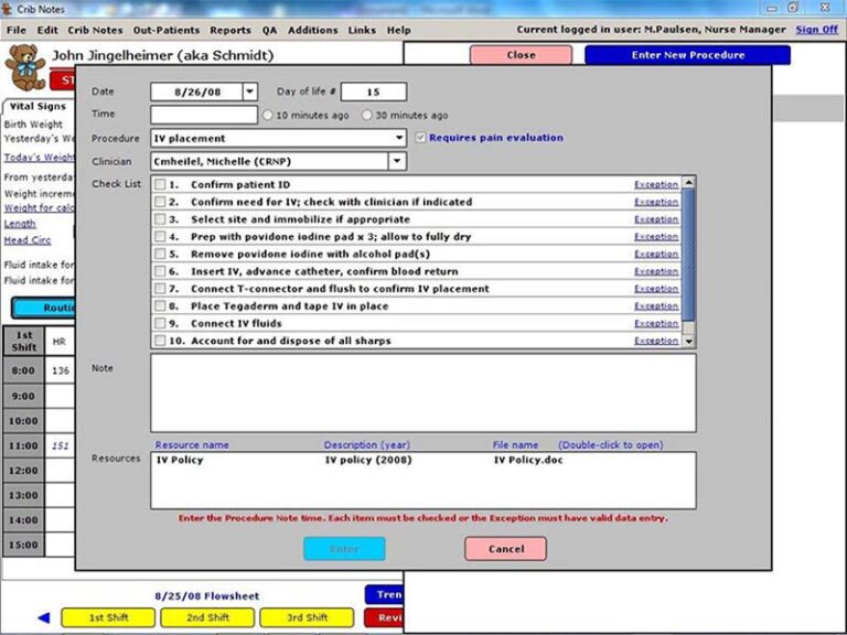Crib Notes EMR