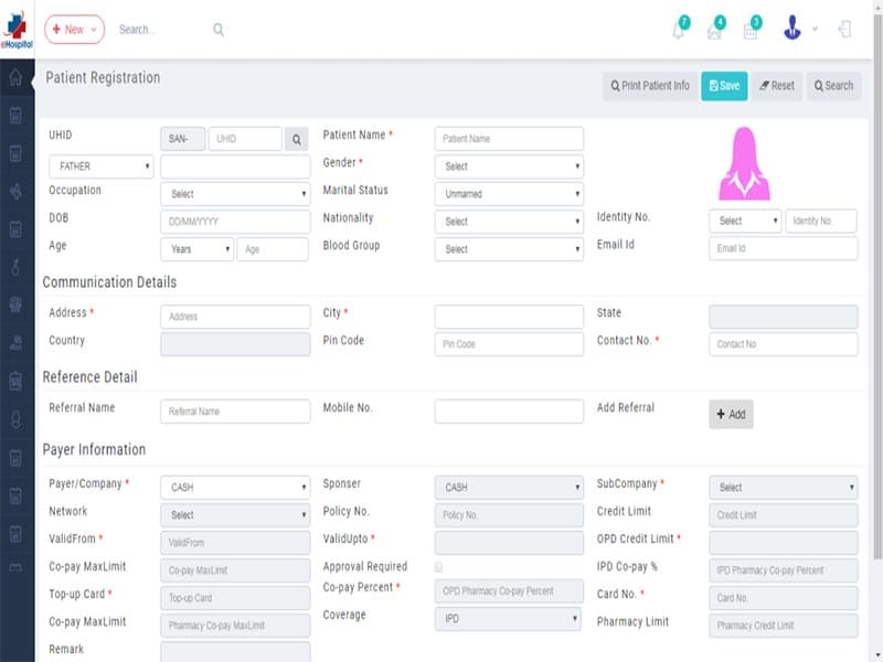 eHospital Software