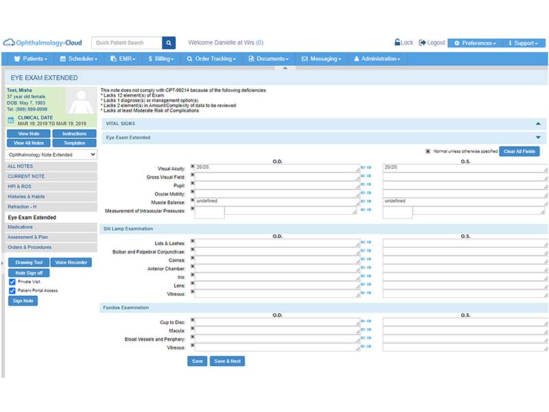 Ophthalmology-Cloud Software