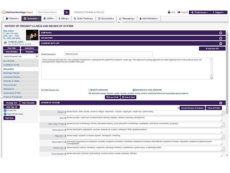 Gastroenterology-Cloud EHR