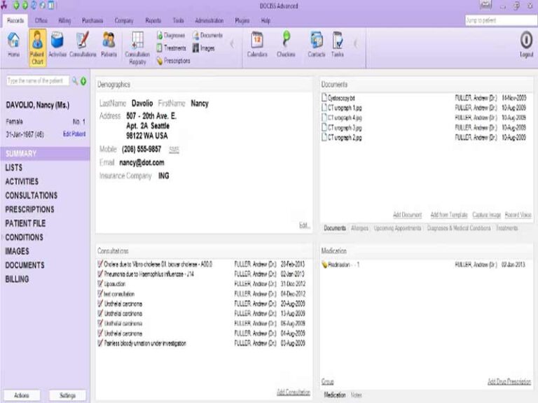 DOCISS EMR Software