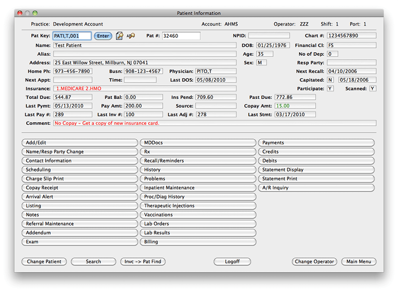 Advanced Health Management System (AHMS)