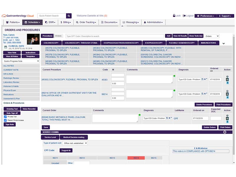 Gastroenterology-Cloud EHR