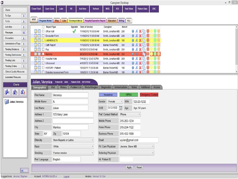 CaregiverDesktop EHR