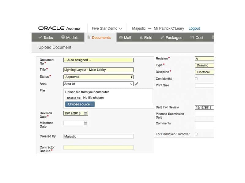 Oracle Aconex