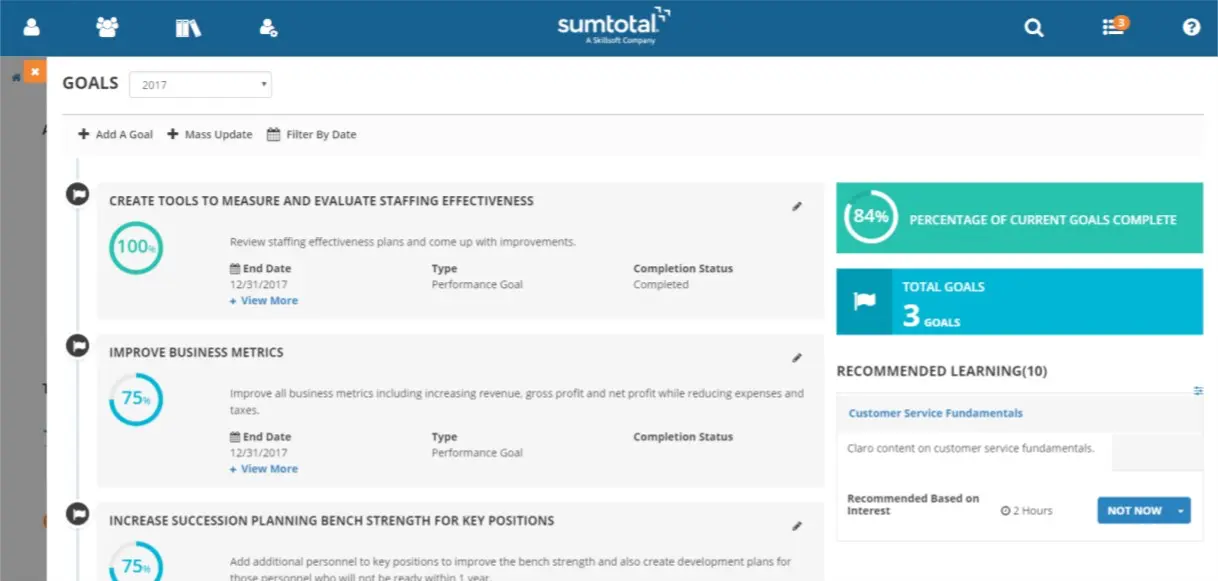 SumTotal Talent Development