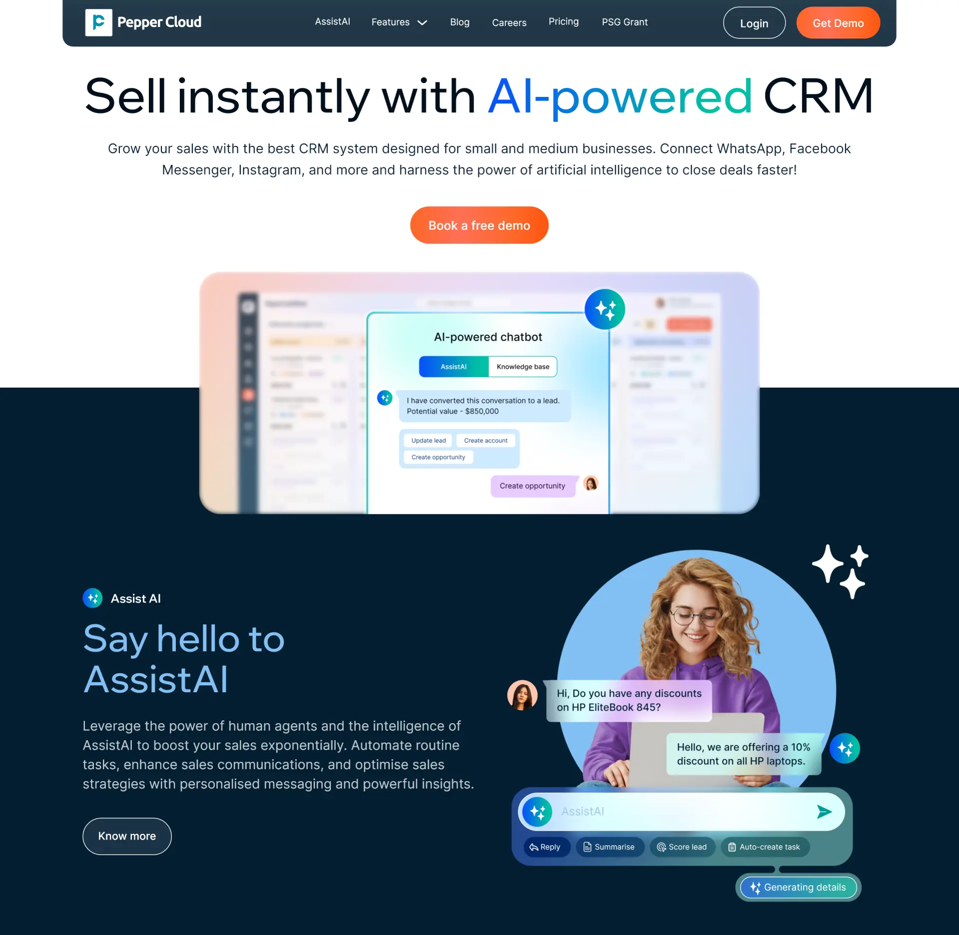 Pepper Cloud CRM