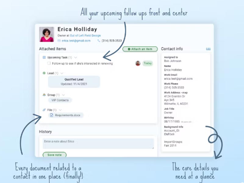 Less Annoying CRM Software