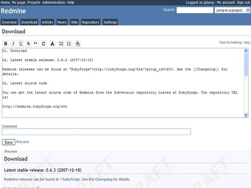 Redmine Software