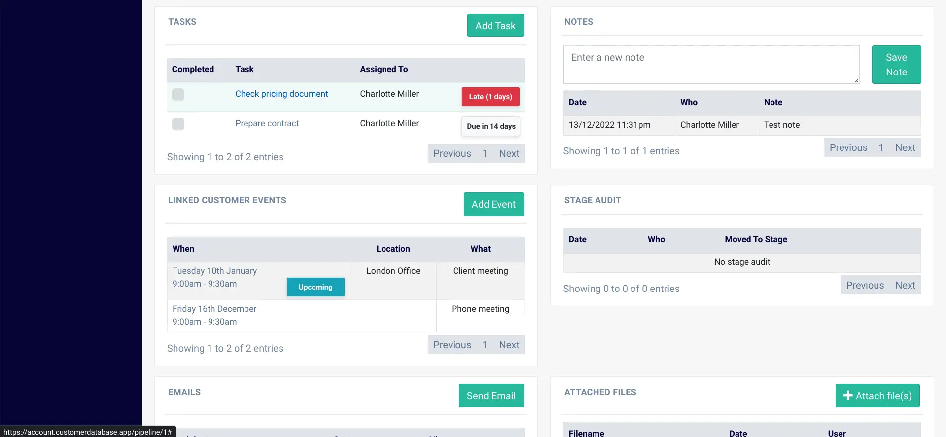 Customer Database App