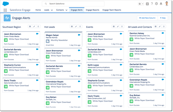 Salesforce Engage Software