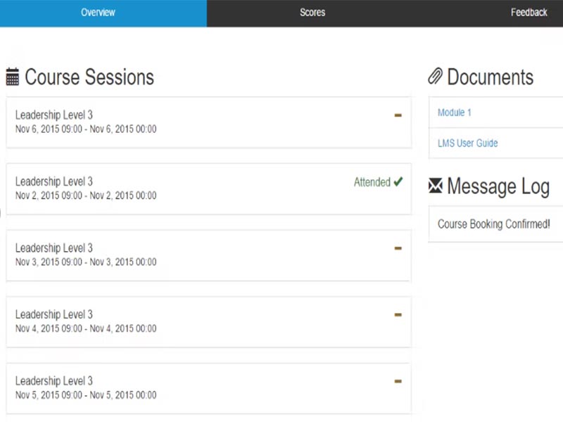 Administrate Training Management