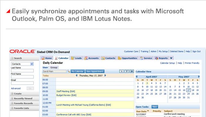 Oracle CRM on Demand