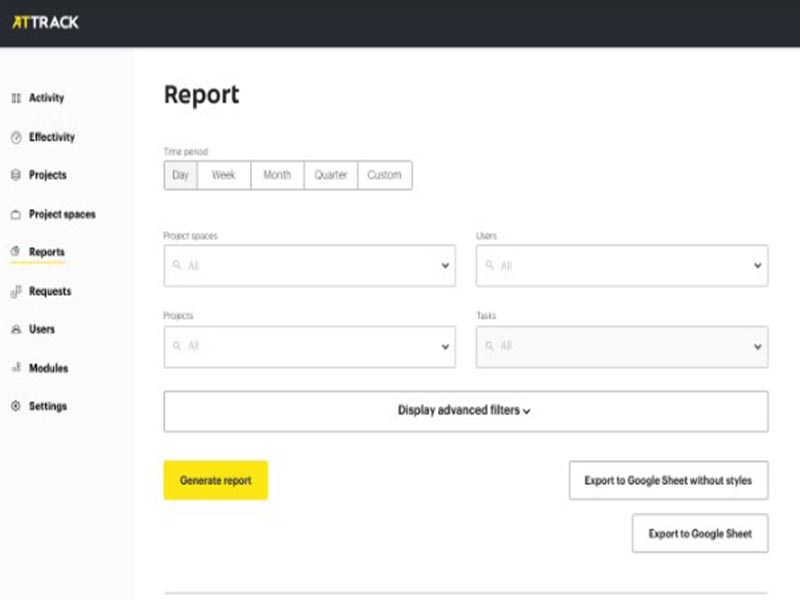 AtTrack: Time Tracking Software for Businesses