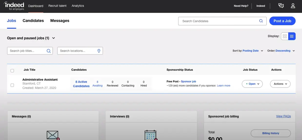 Indeed for Employers