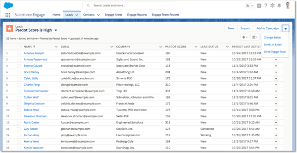Salesforce Engage Software