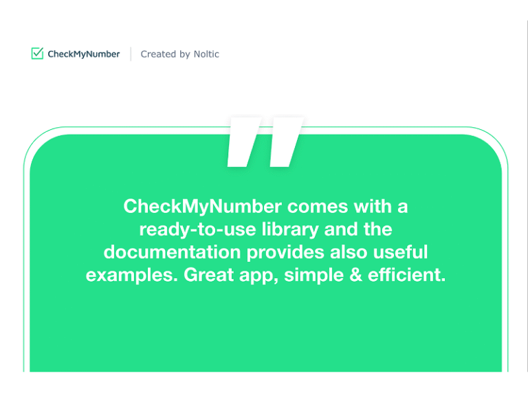 CheckMyNumber