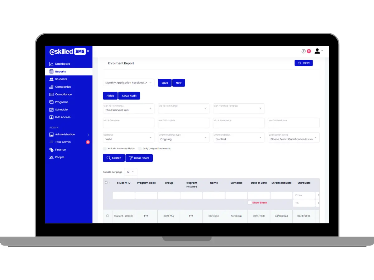 eSkilled RTO Software