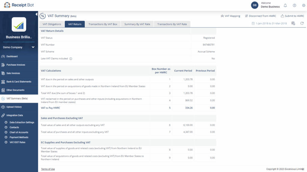 Receipt Bot Software