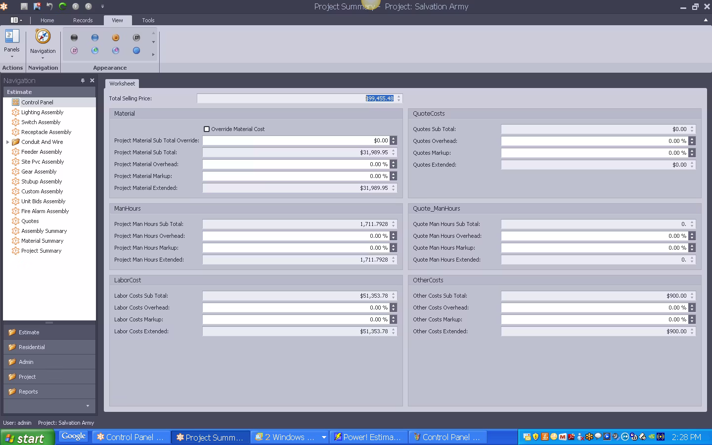 Best Bid Electrical Estimating