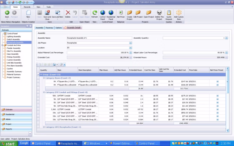 Best Bid Electrical Estimating