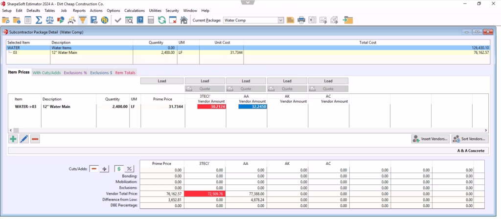 Sharpesoft Estimator