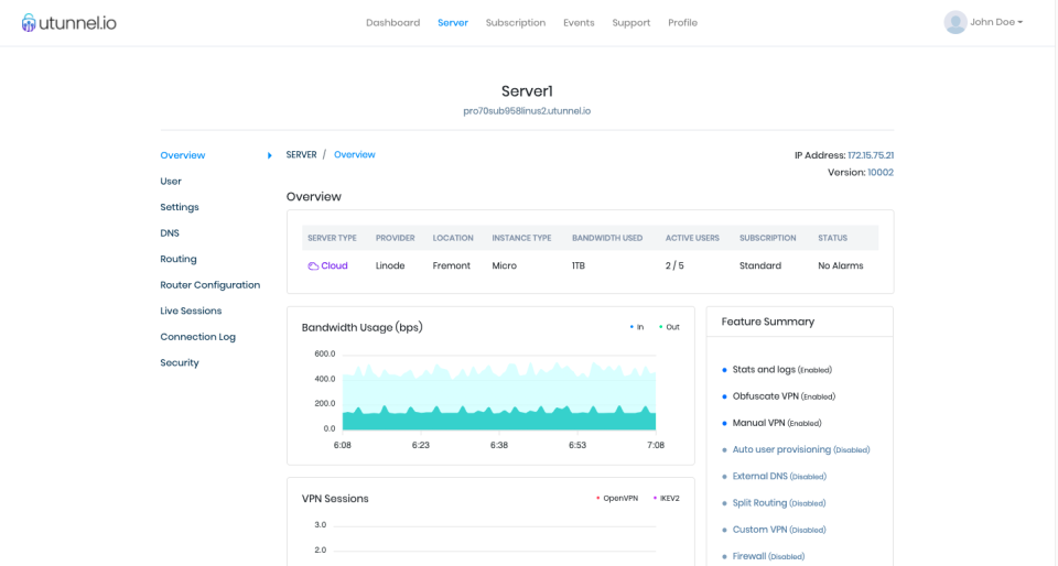 UTunnel VPN Software