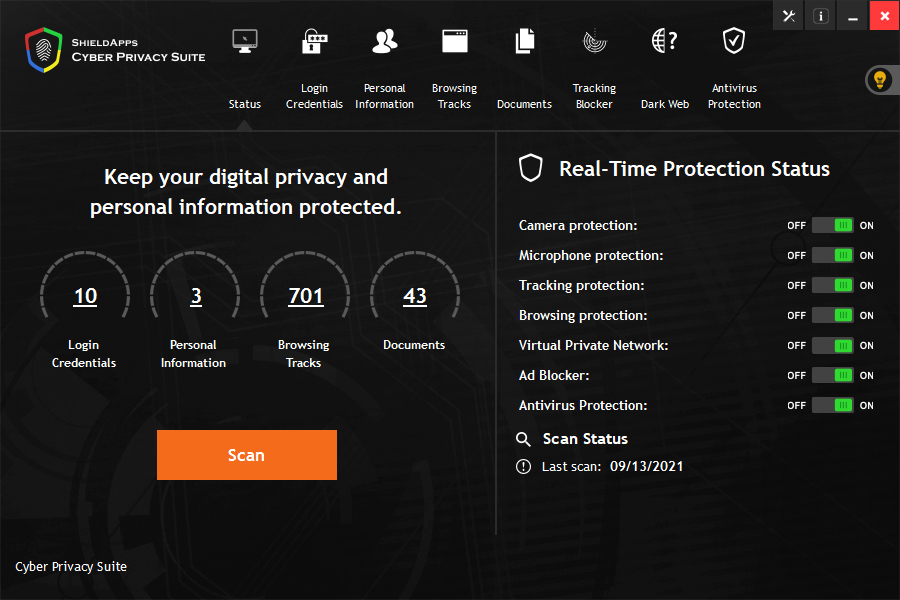 Cyber Privacy Suite Software