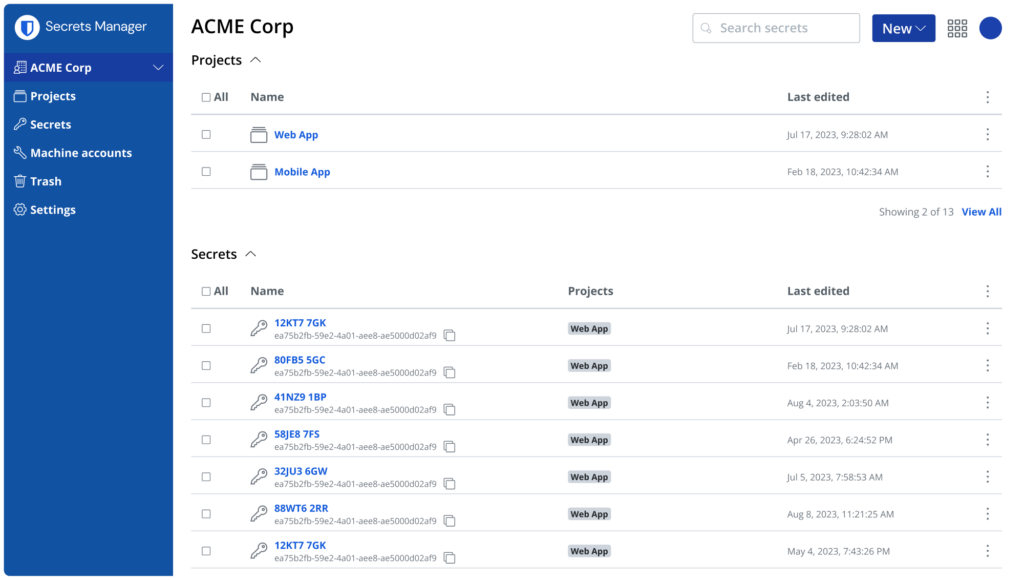Bitwarden Secrets Manager
