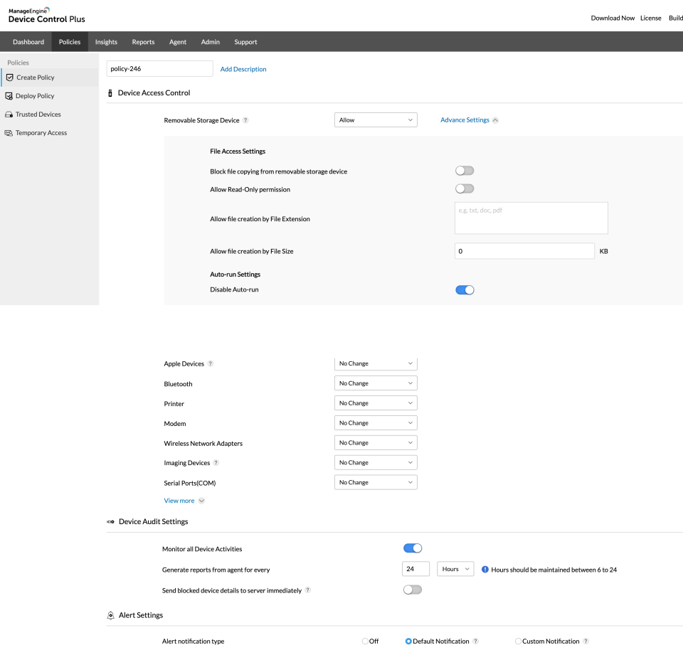 ManageEngine Device Control Plus