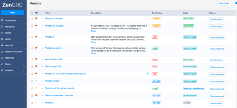 ZenGRC Software