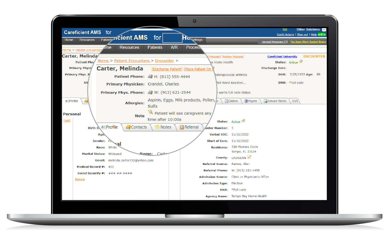 Careficient AMS Software