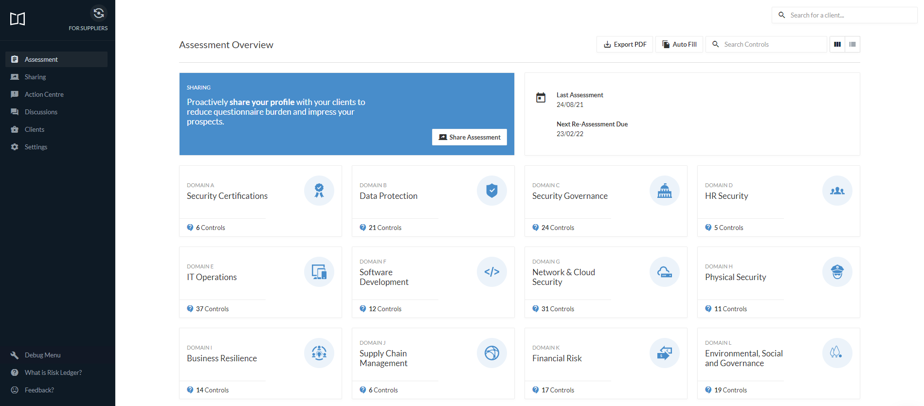 Risk Ledger Software