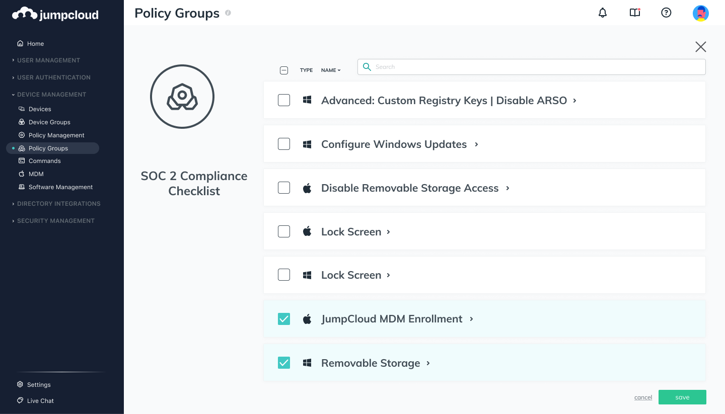 JumpCloud Directory Platform Software
