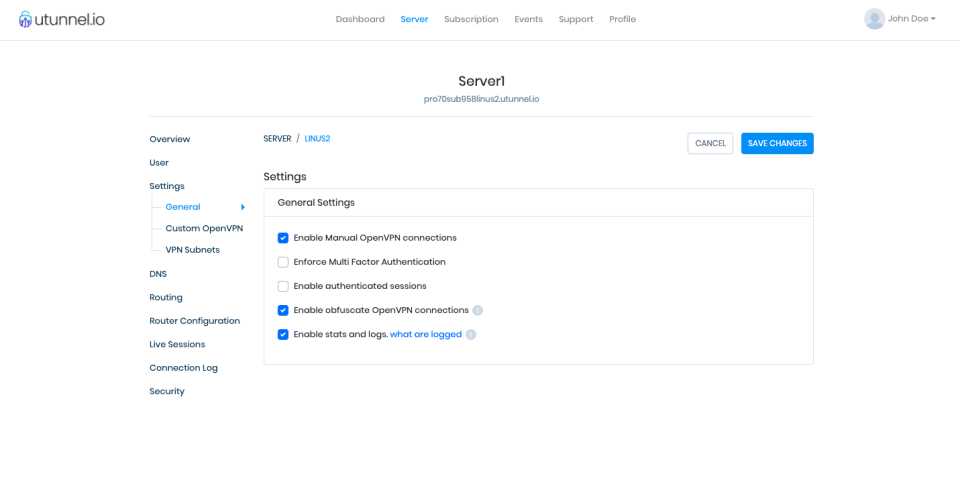 UTunnel VPN Software