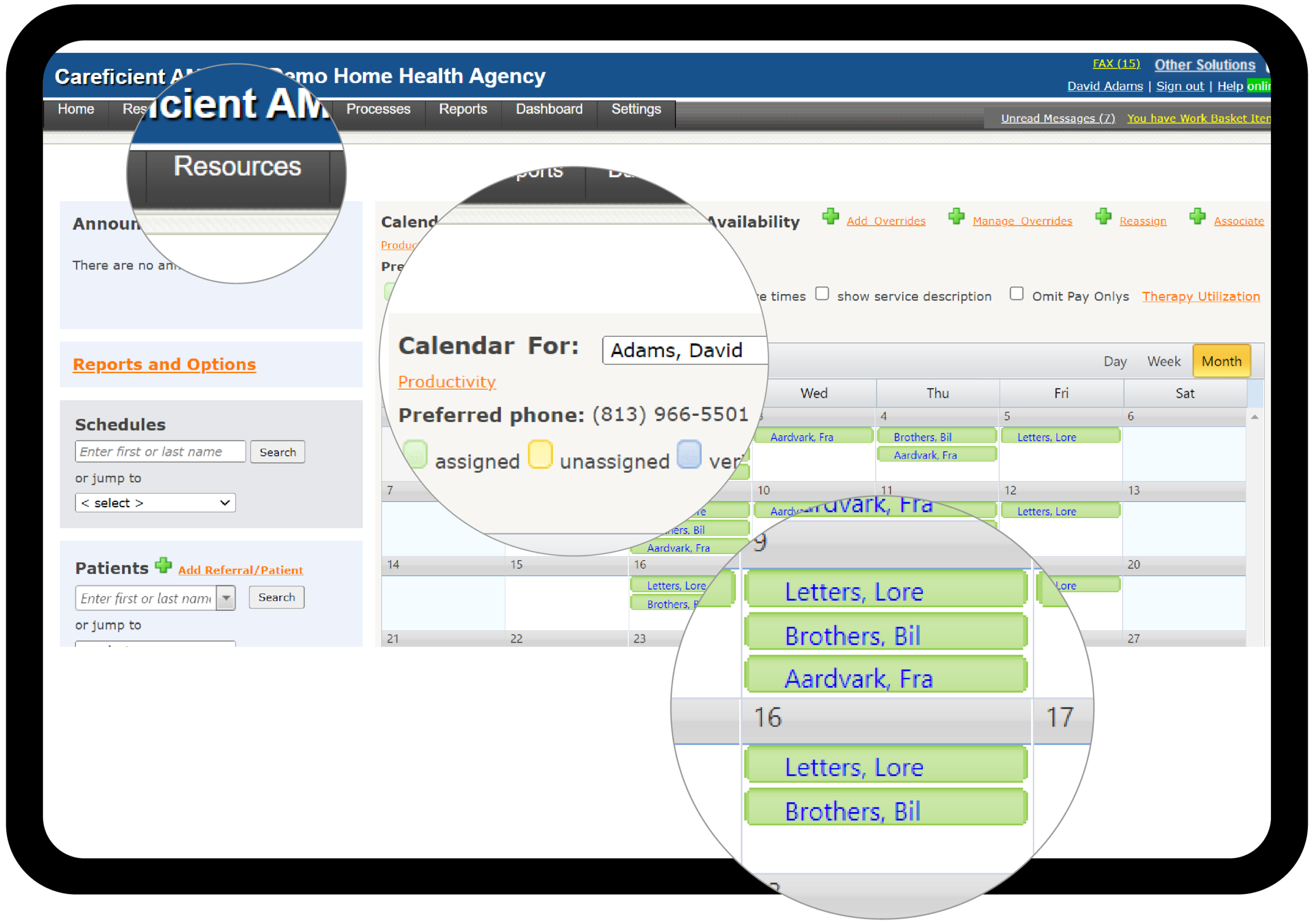 Careficient AMS Software