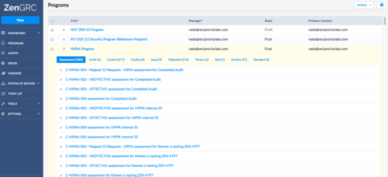 ZenGRC Software