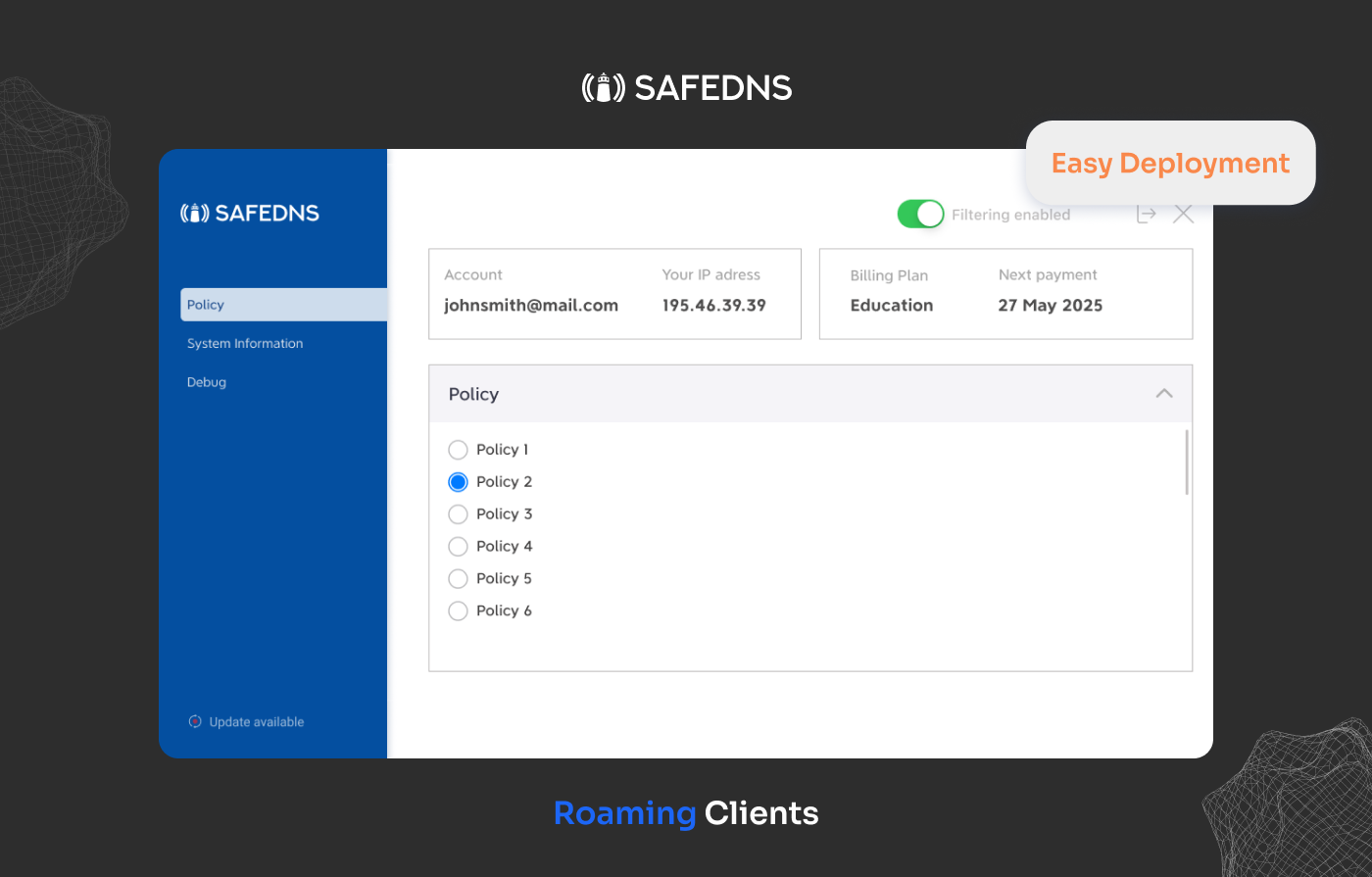 SafeDNS Software